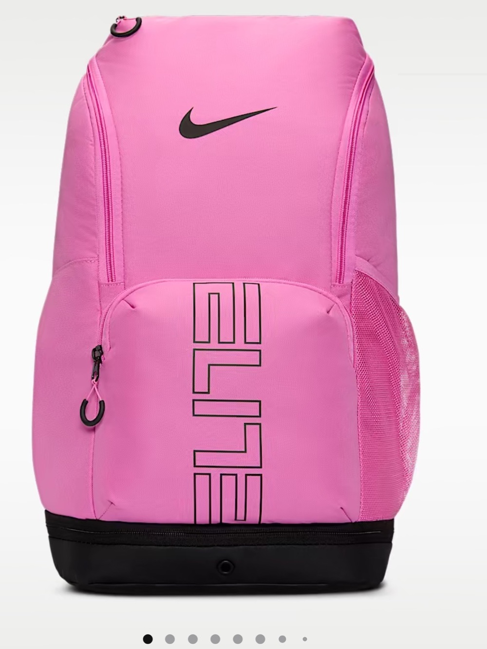 Nike Pink and Black ELITE Sports Backpack
